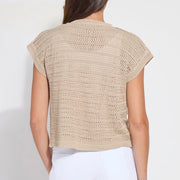 Lysse Brisa Mesh Sleeveless Cardigan