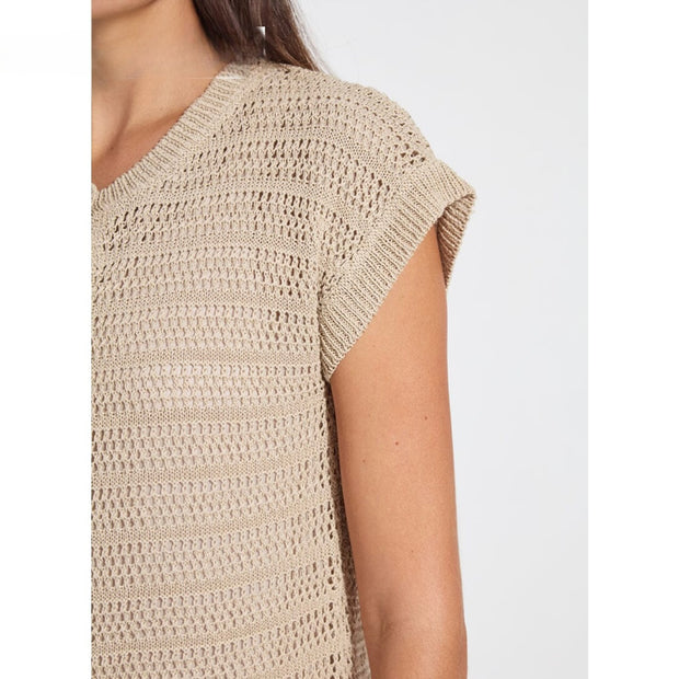 Lysse Brisa Mesh Sleeveless Cardigan