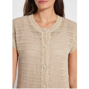 Lysse Brisa Mesh Sleeveless Cardigan