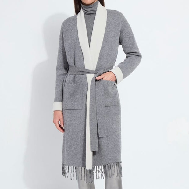 Lysse Juliette Fringed Sweater Coat