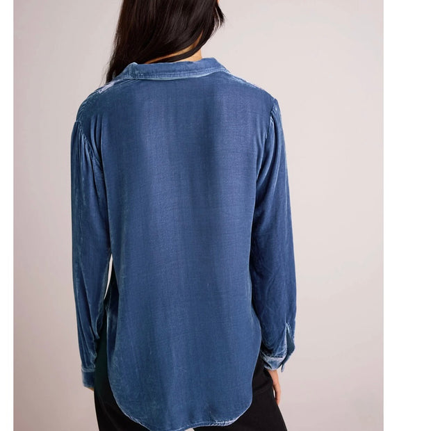 Bella Dahl Velvet Long  Sleeve Clean Shirt