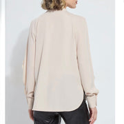 Isadora Raglan Ruffle Sleeve Blouse