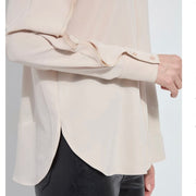 Isadora Raglan Ruffle Sleeve Blouse