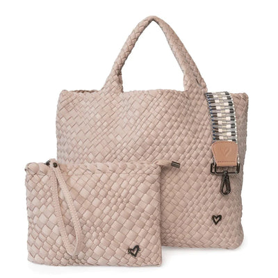 Prenelove Woven Tote / Dusty Pink