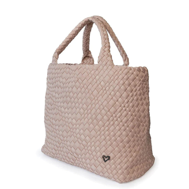 Prenelove Woven Tote / Dusty Pink