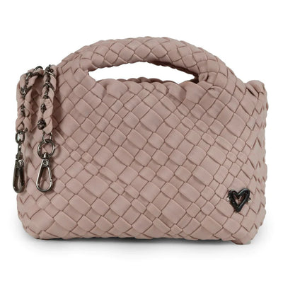 Prenelove Tiny Woven Handbag / Dusty Pink