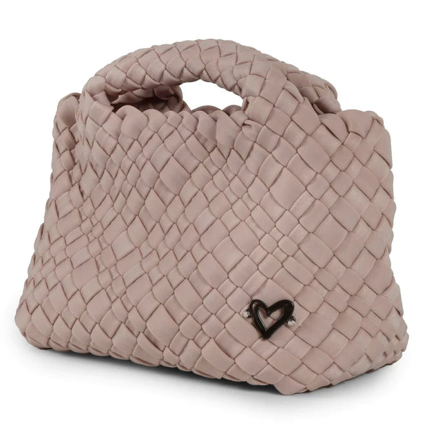 Prenelove Tiny Woven Handbag / Dusty Pink