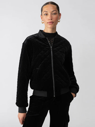 Sanctuary Mona Velvet Bomber Jacket