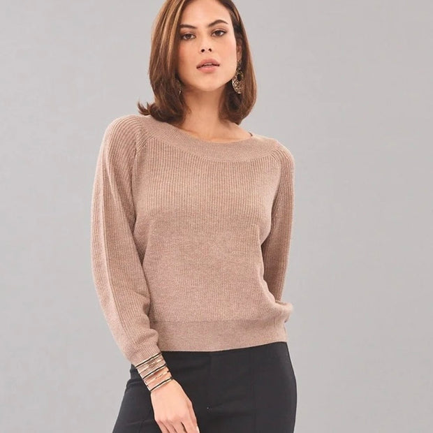 Lola and Sophie Boat Neck Sweater