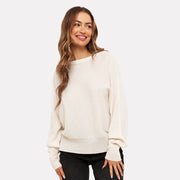 Brodie Cashmere Anya Boatneck Sweater