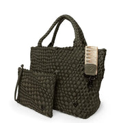 Prenelove London Woven Tote- Olive