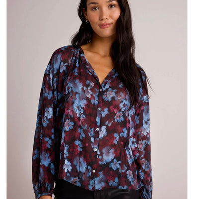 Bella Dahl Shirred Neck Blouse