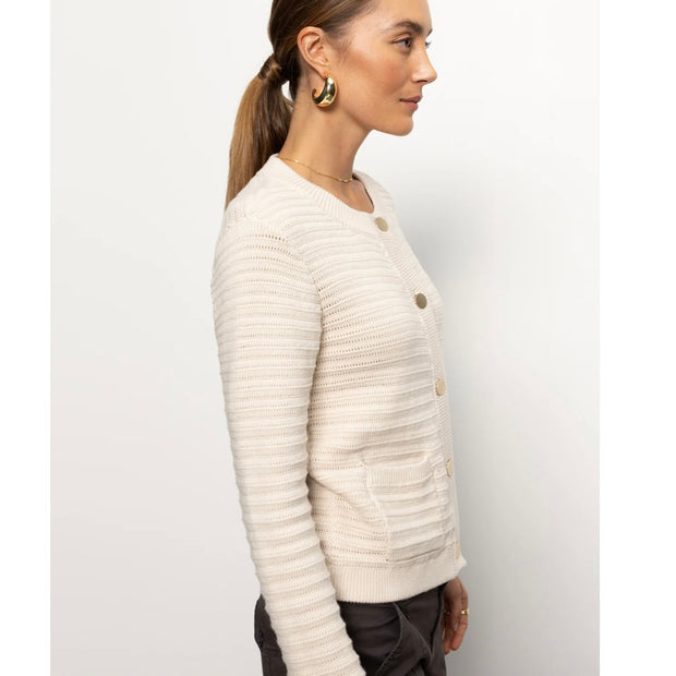 Sanctuary Pointelle Knitted Sweater