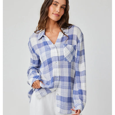 Bella Dahl Oversized Plaid Shirt