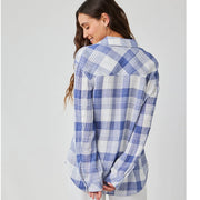 Bella Dahl Oversized Plaid Shirt