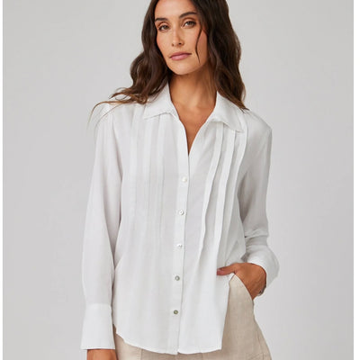 Bella Dahl Pintuck Button Down