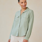 Bella Dahl Long Sleeve Seamed Shirt