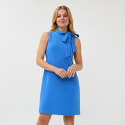 Esqualo Sleeveless Dress with Bow Detail