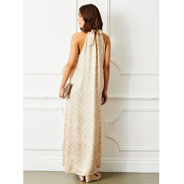 Suzyd Halter Maxi Dress