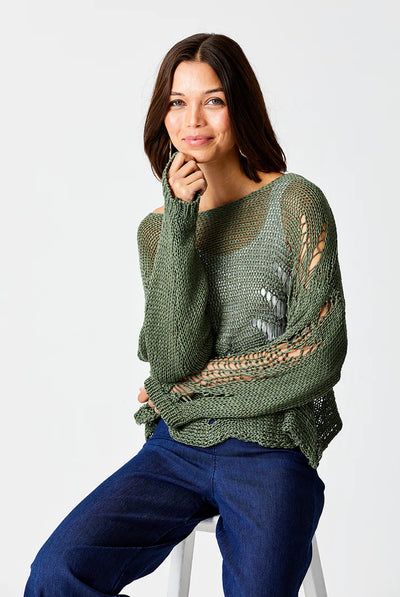 Suzyd Open Knit Sweater