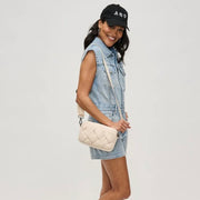 Inspiration Braided Woven Crossbody / cream