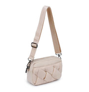 Inspiration Braided Woven Crossbody / cream