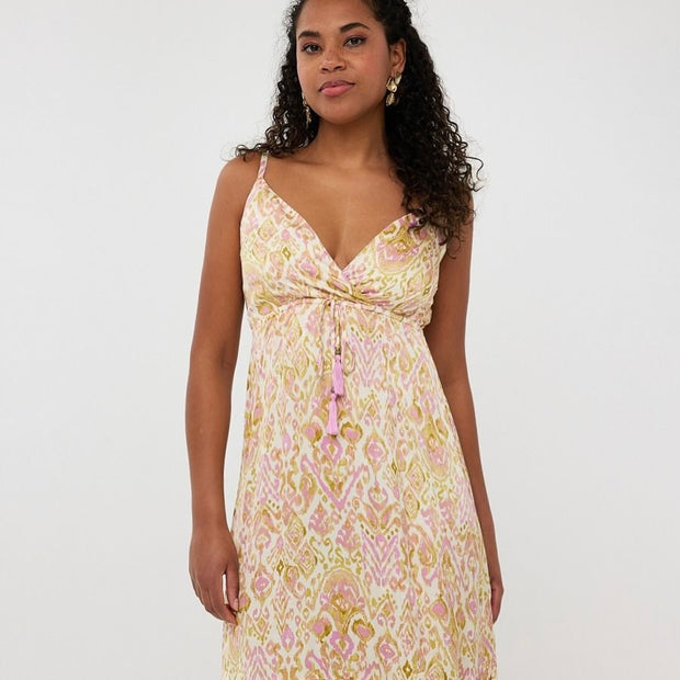 Esqualo Print Maxi  Dress