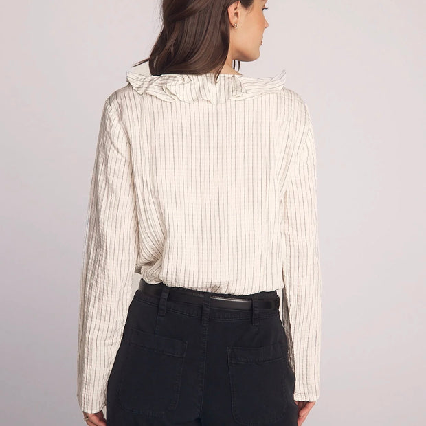 Bella Dahl Tie Ruffle Top