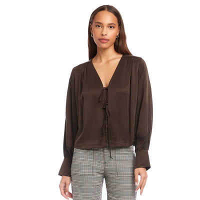 Fifteen Twenty Kayla Bow Detail Blouse