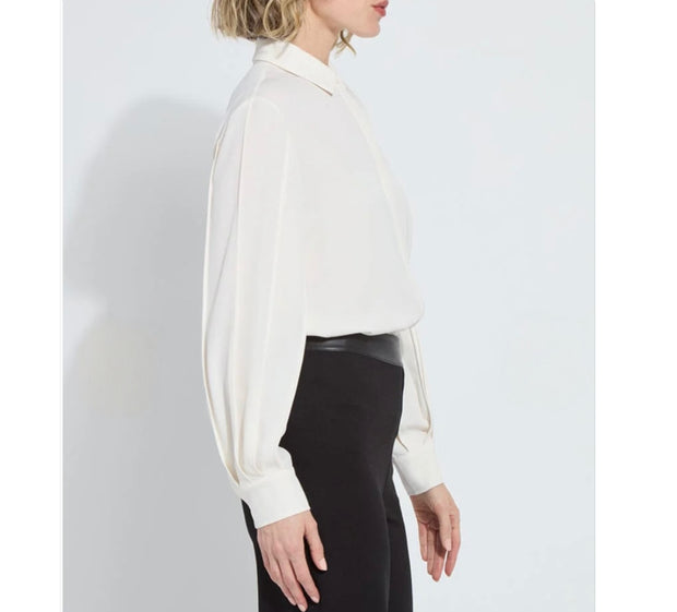 Lysse Ivette Pleated Balloon Sleeve Blouse