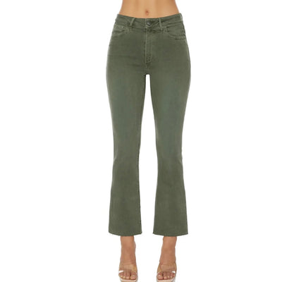 Morrison Starlet Mid-Rise Crop - Army