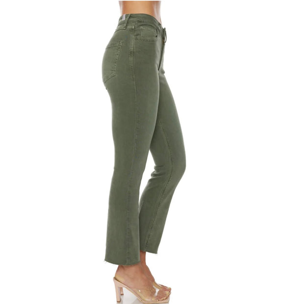 Morrison Starlet Mid-Rise Crop - Army