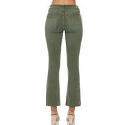 Morrison Starlet Mid-Rise Crop - Army