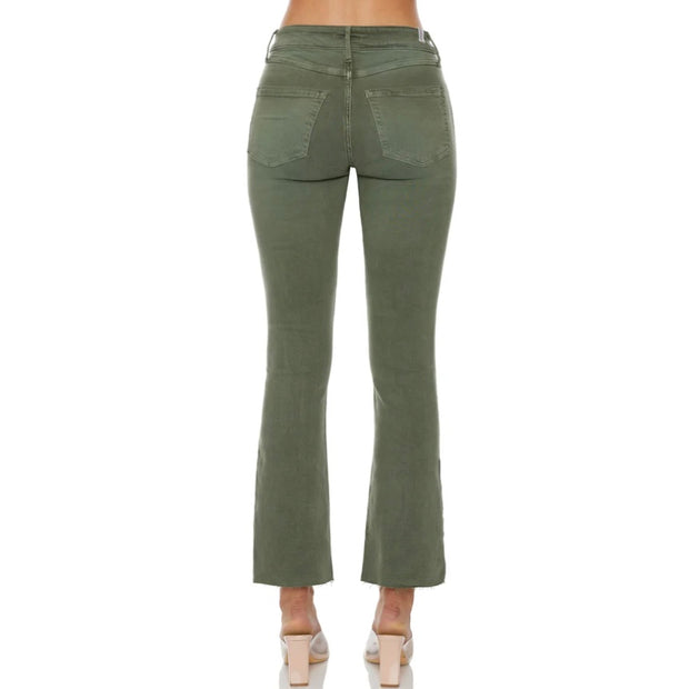 Morrison Starlet Mid-Rise Crop - Army