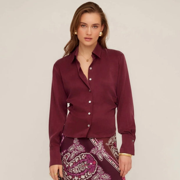 Fifteen Twenty Tawnie Side Pleat Shirt