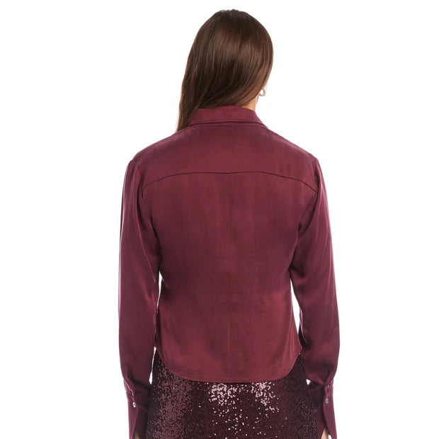 Fifteen Twenty Tawnie Side Pleat Shirt