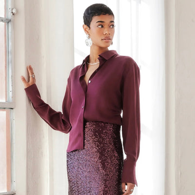 Fifteen Twenty Tawnie Side Pleat Shirt