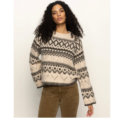 Sanctuary Fairisle Crew Neck Sweater