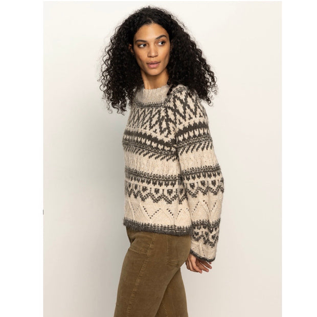 Sanctuary Fairisle Crew Neck Sweater