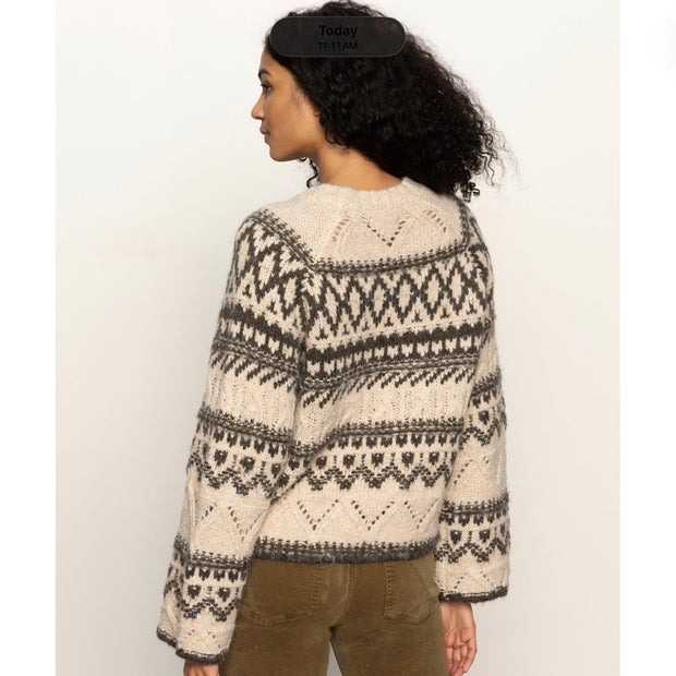 Sanctuary Fairisle Crew Neck Sweater