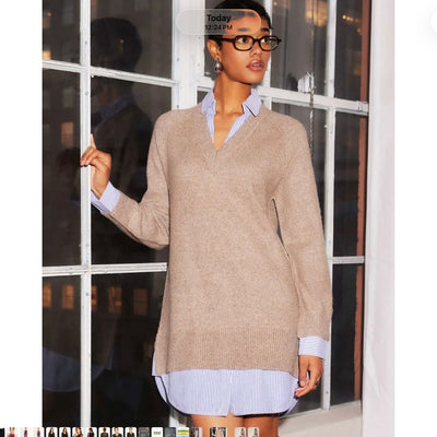 FifteenTwenty Carrie Mixed Media Dress
