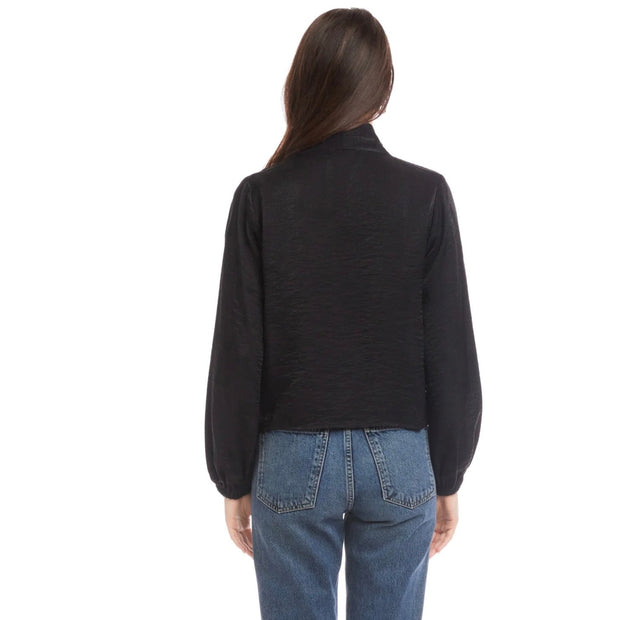 FifteenTwenty Scarlet Tie-Front Top