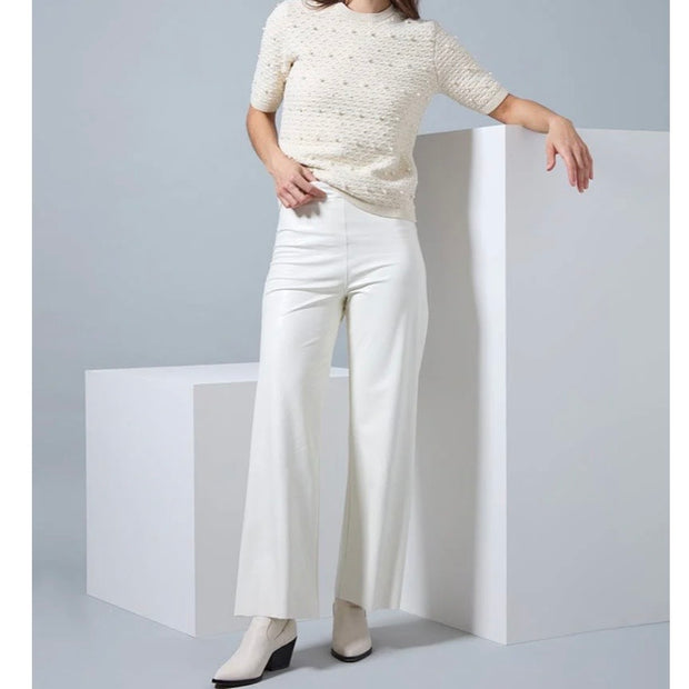 Lysse Vegan Leather Wide Leg Pant