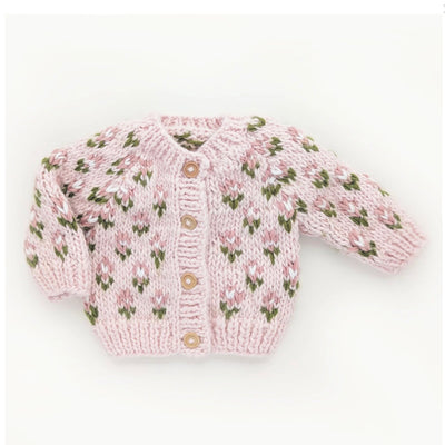 Bitty Bloom Knit Cardigan