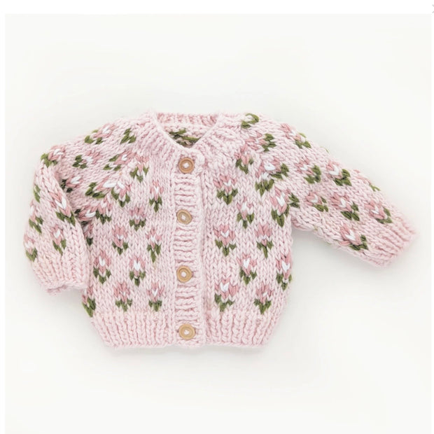 Bitty Bloom Knit Cardigan