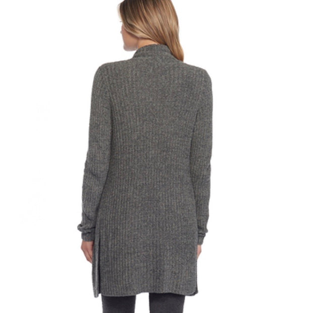 Barefoot Dreams Montecito Cardi/ Heathered Loden
